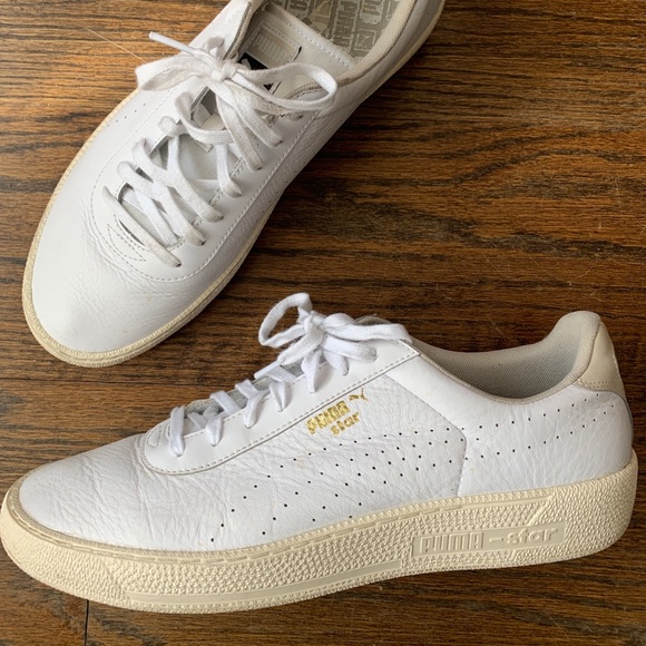 puma retro tennis shoes